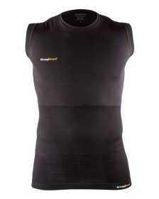 Knap'man Sleeveless Compressieshirt zwart