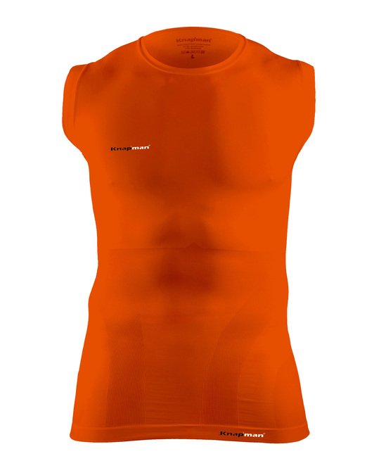 Knap'man Sleeveless Compressieshirt BREEZE oranje