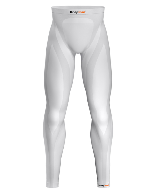 Knap'man Zoned Compression Pants Long 45% wit