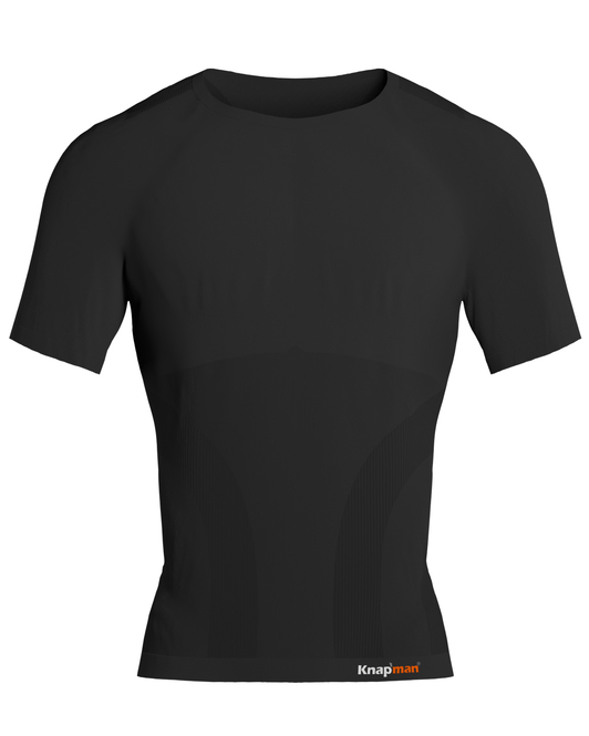 Knapman Pro Performance Compression Baselayer Shirt Short Sleeve Zwart