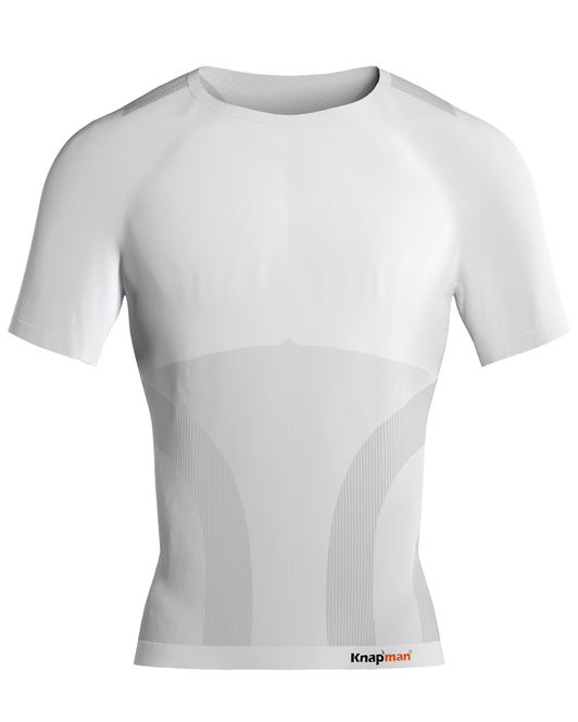 Knapman Pro Performance Compression Baselayer Shirt Short Sleeve Wit