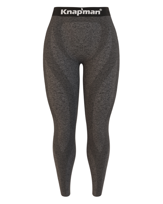 Knap'man FitForm Compressie Sportlegging | Grijs Melange