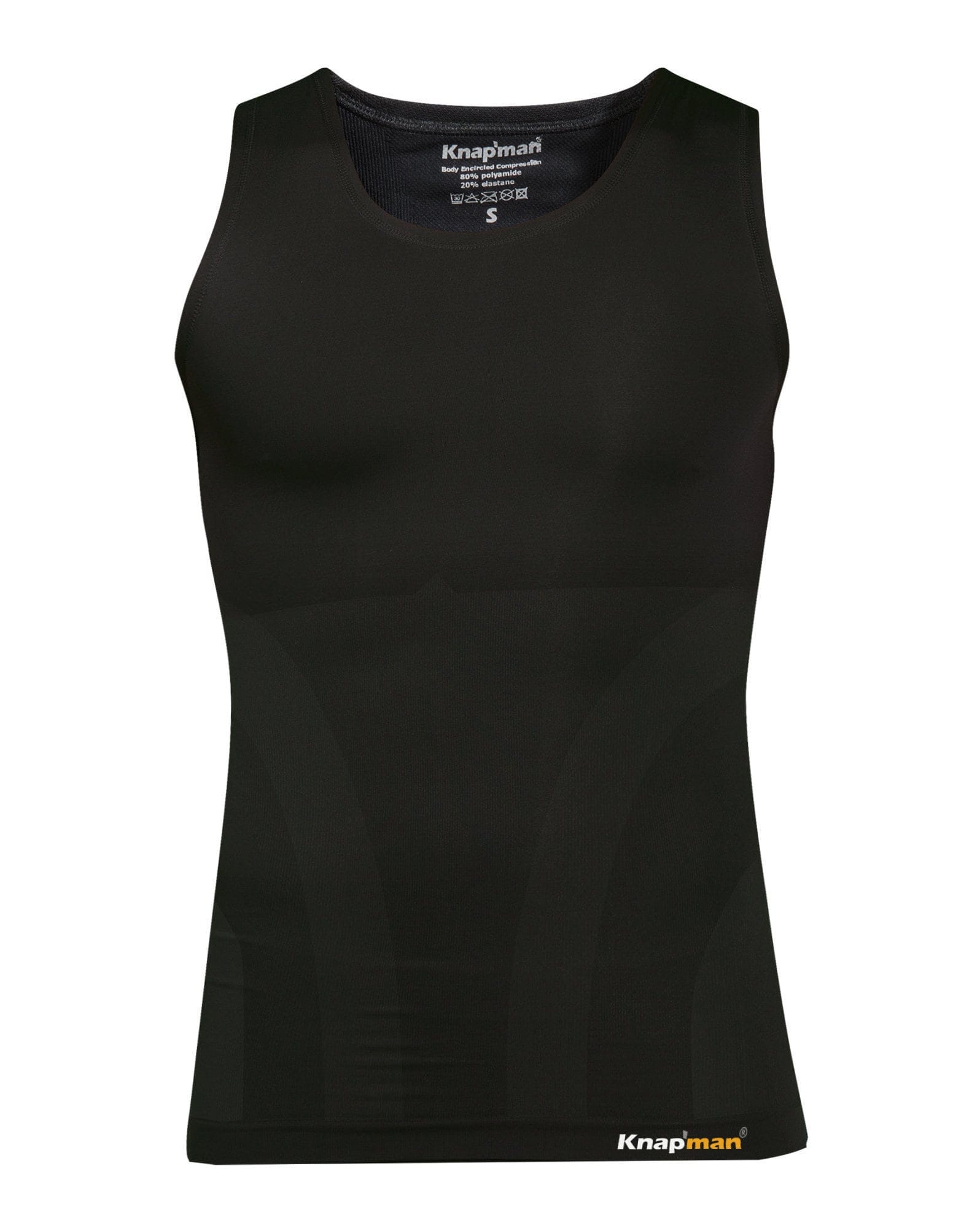 Knap'man Compressie Tanktop 2.0 zwart
